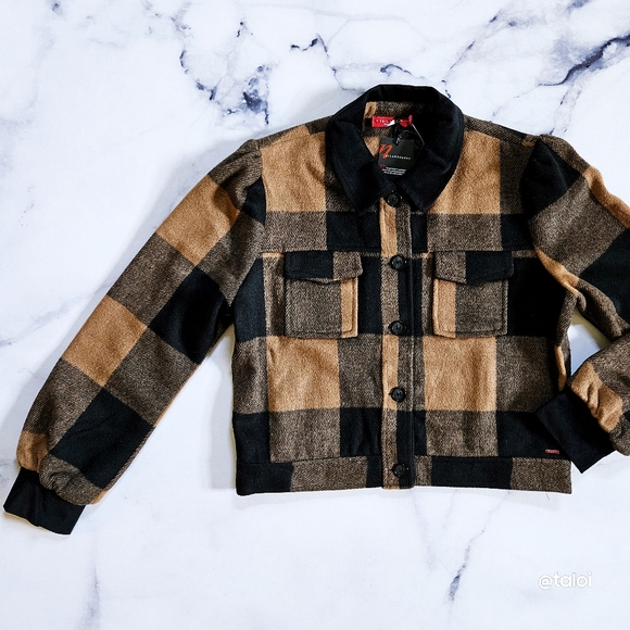 NWT n:Philanthropy Renzo Jacket in Plaid Multi - Picture 9 of 16